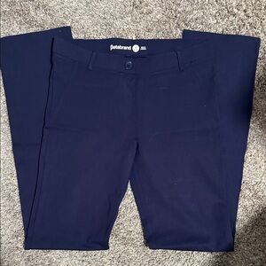 Betabrand dress pant yoga pants navy Blue  size M tall/long